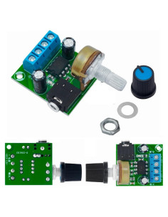 Placa Amplificador de Audio LM386 10W WWZMDiB 3 Pcs 3-12V
