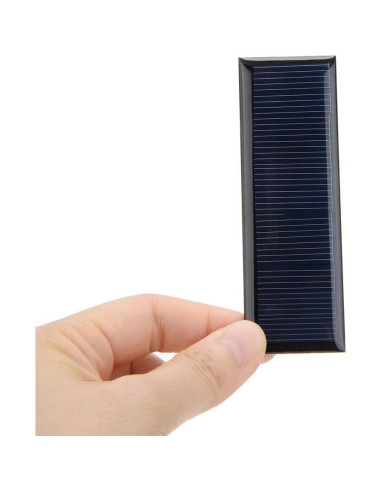 Panel Solar Mini Policristalino uxcell 5Pcs 5.5V 60mA 90x30mm