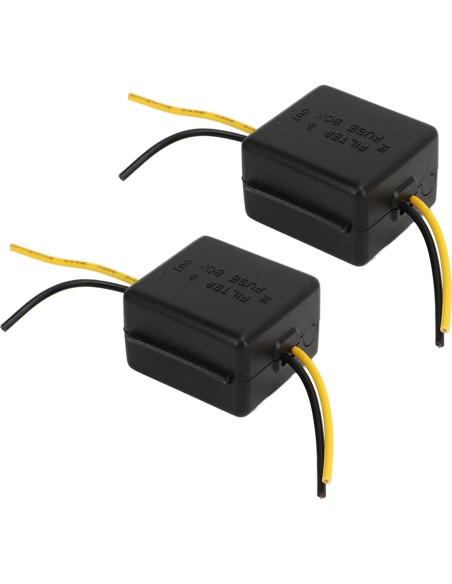 Filtro de Potencia para Coche Pissente 12V 2pcs Reducción de Ruido