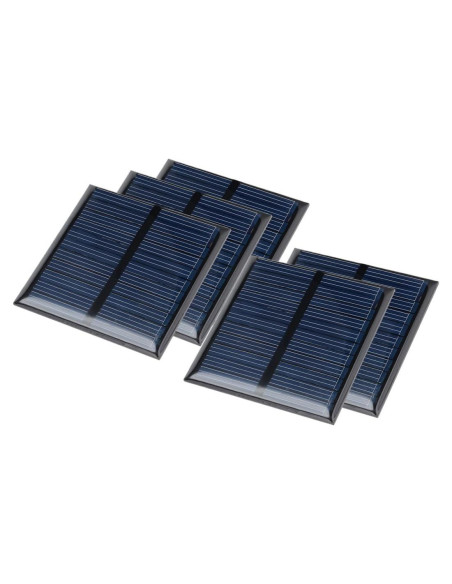 Panel Solar 5Pcs uxcell 5.5V 60mA Compacto 60mm x 60mm Panel Solar 5Pcs uxcell 5.5V 60mA Compacto 60mm x 60mm