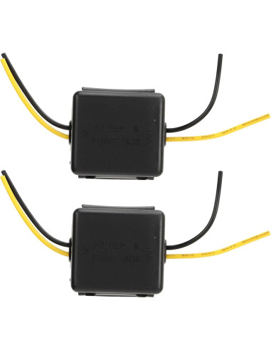 Filtro de Potencia para Coche Pissente 12V 2pcs Reducción de Ruido
