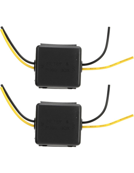 Filtro de Potencia para Coche Pissente 12V 2pcs Reducción de Ruido