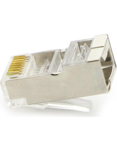 Conector RJ45 Cat5E Blindado Haiker 100 Unidades 2