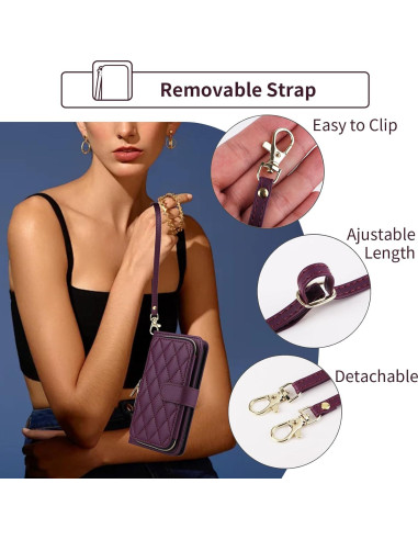 Funda Cartera Furiet para OnePlus Nord N20 5G - Rojo Vino