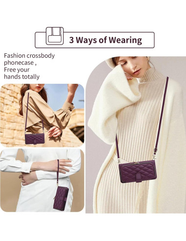 Funda Cartera Furiet para OnePlus Nord N20 5G - Rojo Vino