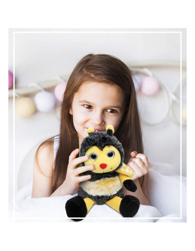 Animal de Peluche Abeja Sentada DolliBu 18 cm Suave