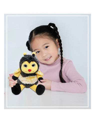 Animal de Peluche Abeja Sentada DolliBu 18 cm Suave