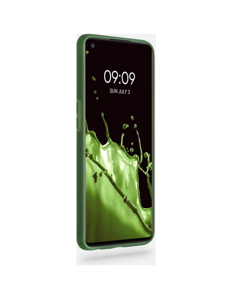 Funda kwmobile TPU Verde Oscuro para OnePlus Nord N10 5G