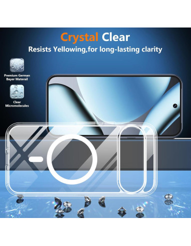 Funda Magnética Teloxy para Google Pixel 10/10 Pro - Protección Militar