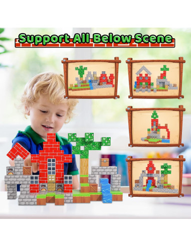 Set de Bloques Magnéticos Kinhzrude 100PCS Juguetes STEM 0.55kg