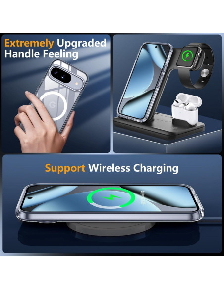 Funda Magnética Teloxy para Google Pixel 10/10 Pro - Protección Militar