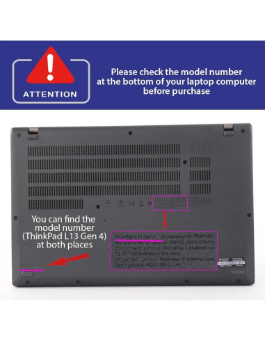 Funda mCover para Lenovo ThinkPad L14 Gen 3/4 14" Negro