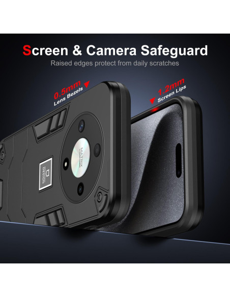 Funda protectora doble capa Kukoufey para Honor Magic5 Lite