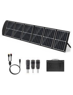 Panel Solar Plegable Muiofang 120W 24V Cargador USB para Camping