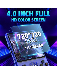 Consola de Juegos Portátil R36MAX 64GB Pantalla IPS 4" Azul 2