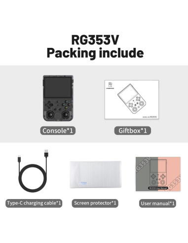 Consola de Juegos Portátil Anbernic RG353V 3.5" Android 11