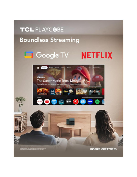 Proyector TCL PlayCube 1080P FHD Portátil con Batería 66Wh