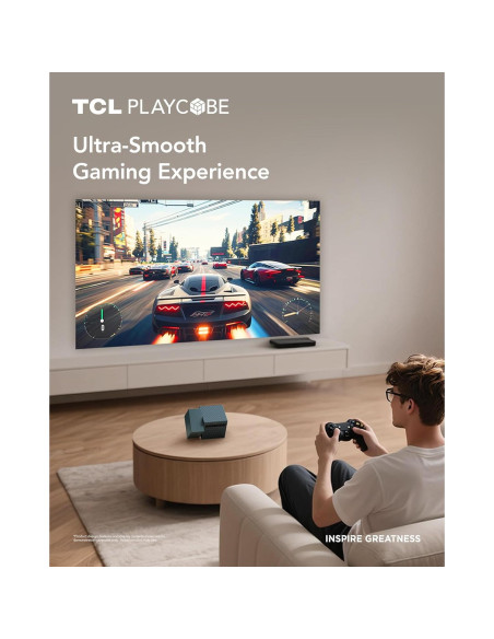Proyector TCL PlayCube 1080P FHD Portátil con Batería 66Wh