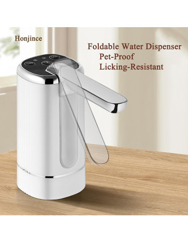 Bomba Dispensadora de Agua Eléctrica Honjince 5 Galones Plegable