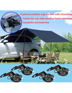 4 Ganchos de Ventosa OjpZorynic Alta Resistencia 10 kg 2