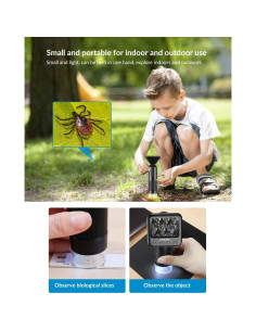 Microscopio Digital de Mano Evil Eye 400-800X HD con Pantalla LCD 2