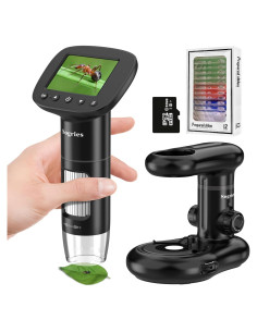 Microscopio Digital de Mano Sogries 1000x con Pantalla LCD 2"