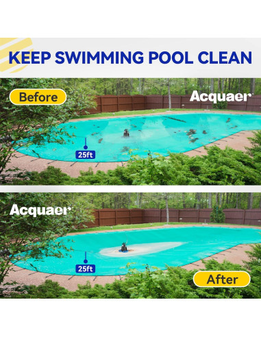 Bomba Automática Acquaer 1/4 HP para Cubierta de Piscina