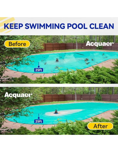 Bomba Automática Acquaer 1/4 HP para Cubierta de Piscina