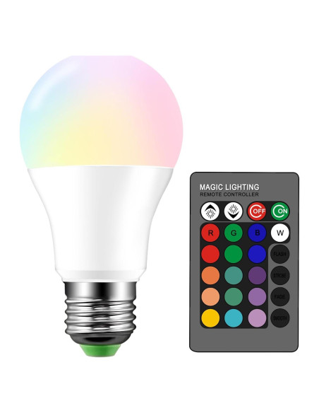 Bombilla LED Dimmable RGB Droiee E26 6W 500LM Control Remoto
