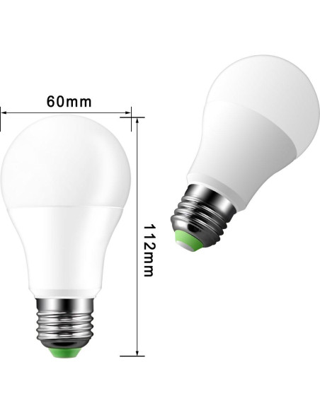 Bombilla LED Dimmable RGB Droiee E26 6W 500LM Control Remoto