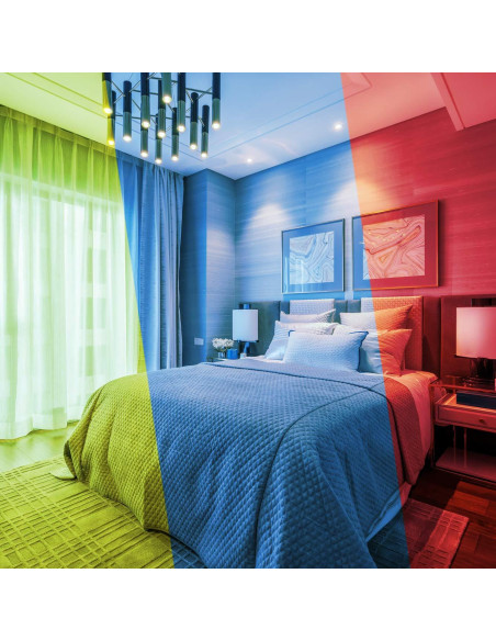 Bombilla LED Dimmable RGB Droiee E26 6W 500LM Control Remoto