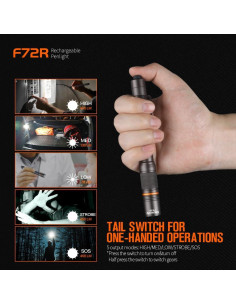 Linterna de Bolígrafo NICRON F72R 450 Lúmenes Recargable IPX4 2