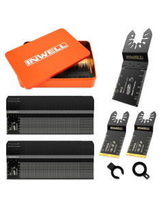 Juego de 200 Hojas de Sierra Oscilante Inwell para Madera y Plástico