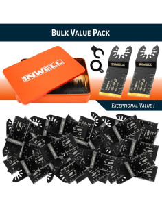 Juego de 200 Hojas de Sierra Oscilante Inwell para Madera y Plástico 2