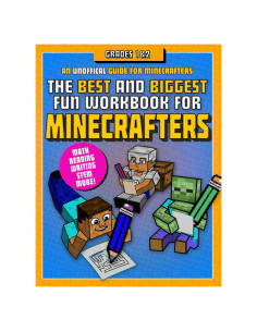 The Best and Biggest Fun Workbook for Minecrafters Grades 1 & 2: An Unofficial Learning Adventure for Minecrafters