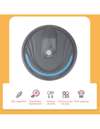 Juguete Robot Aspiradora TOYANDONA Simulación 23x23cm