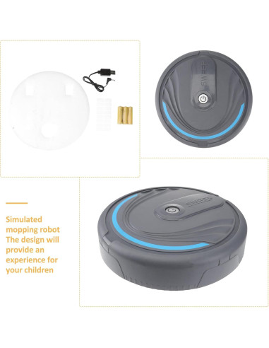 Juguete Robot Aspiradora TOYANDONA Simulación 23x23cm