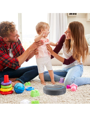 Juguete Robot Aspiradora TOYANDONA Simulación 23x23cm