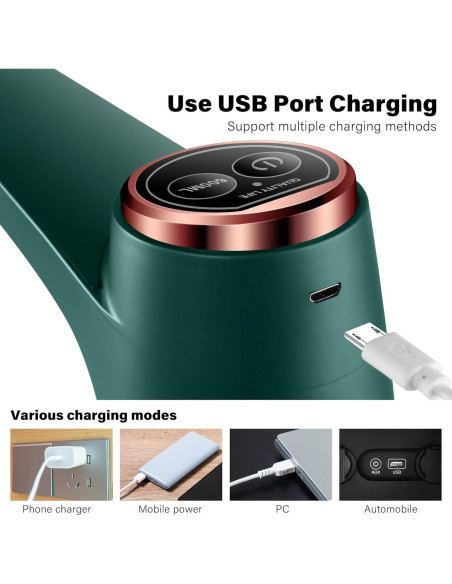 Bomba de Agua Eléctrica Recargable LanHiJY 5 Galones Verde