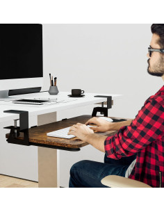 Bandeja de Teclado Deslizante CALASK 67.9x30 cm Ergonómica 2