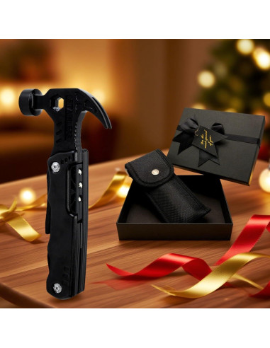 Martillo Multiherramienta 15 en 1 Genérico - Emergencias y Camping