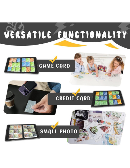 Carpeta de Cartas de Comercio Yifan 9 Bolsillos Negra