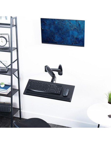 Soporte de Teclado y Ratón VIVO MOUNT-KB35B Ajustable 60cm Soporte de Teclado y Ratón VIVO MOUNT-KB35B Ajustable 60cm