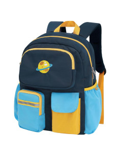 Mochila Infantil BrainyBees 15" Azul Oscuro para Preescolar
