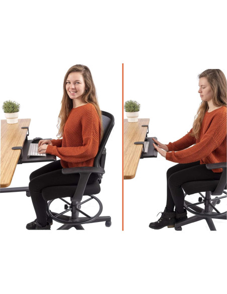 Soporte de Escritorio Compacto S Stand Up Desk Store Negro