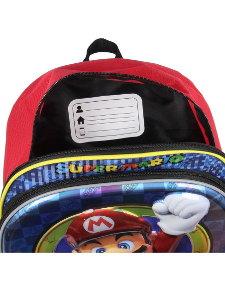 Mochila Iridiscente Bioworld Super Mario 40.64 cm