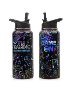 Botella de Agua Aislada 32 oz ZNYYZYBA Acero Inoxidable