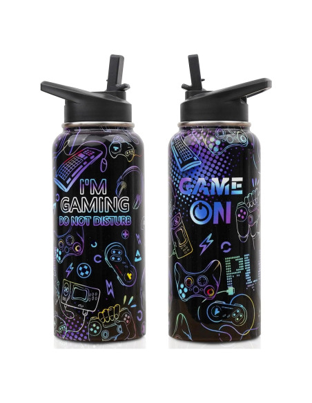 Botella de Agua Aislada 32 oz ZNYYZYBA Acero Inoxidable