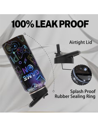 Botella de Agua Aislada 32 oz ZNYYZYBA Acero Inoxidable