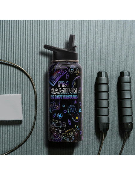 Botella de Agua Aislada 32 oz ZNYYZYBA Acero Inoxidable